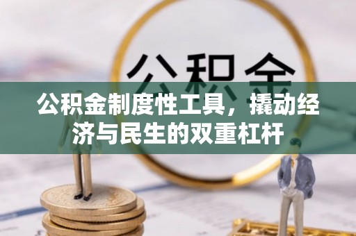 滕州公积金制度性工具，撬动经济与民生的双重杠杆