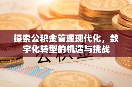 滕州探索公积金管理现代化，数字化转型的机遇与挑战