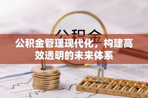 滕州公积金管理现代化，构建高效透明的未来体系