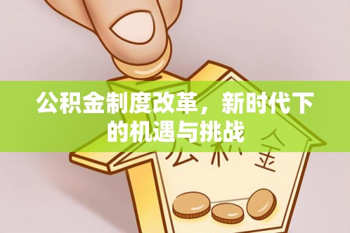 滕州公积金制度改革，新时代下的机遇与挑战