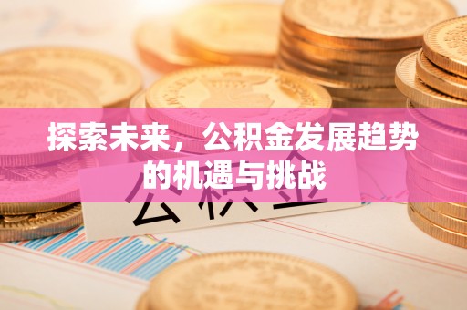 滕州探索未来，公积金发展趋势的机遇与挑战