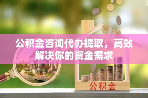 滕州公积金咨询代办提取，高效解决你的资金需求