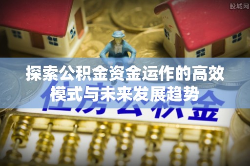 滕州探索公积金资金运作的高效模式与未来发展趋势